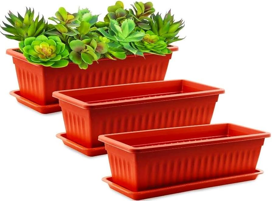 Rectangular Window Planter Pots